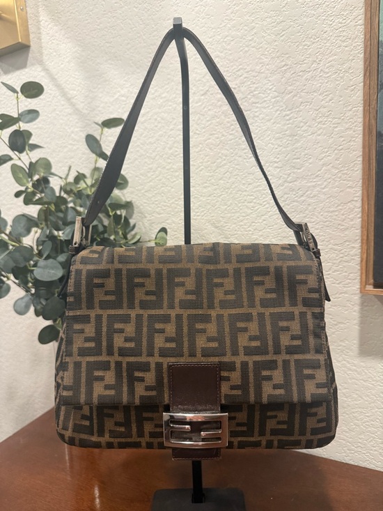 Fendi Handbags - Fendi Zucca Mama Forever baguette